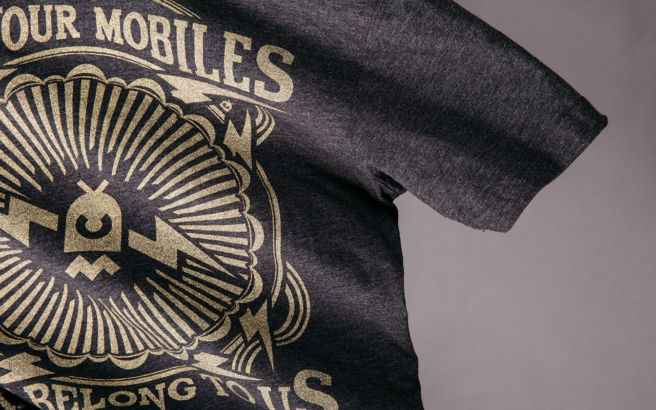 Metallic Ink Custom T-Shirts | Real Thread